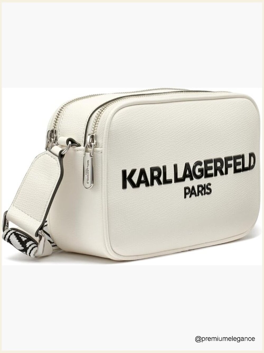 Signature Logo Crossbody Bag - Vintage Style Handbag